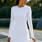 Seaside Scalloped Long Sleeve