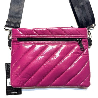 Diagonal Bum Bag 2.0 - Glossy Garnet