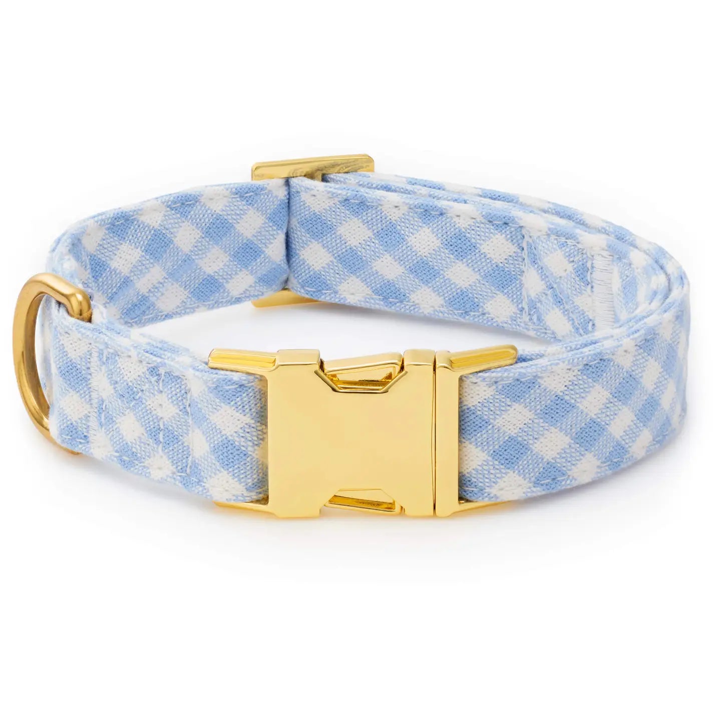 Gingham Dog Collar