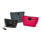 Travel Trio Organizational Pouches - Smokey Leopard/Fuchsia/Black