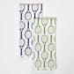 Tennis Time Tea Towel Set - Navy / Green