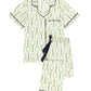 Tennis Time Pajama Pants Set - Green