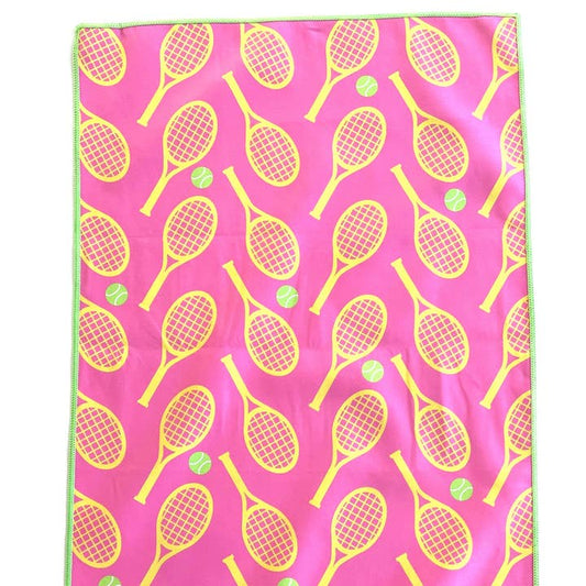 In the Pink Tennis Sport Towel