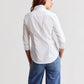 The 3/4 Sleeve Essentials Icon Shirt - White