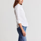 The 3/4 Sleeve Essentials Icon Shirt - White