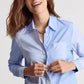 The Boyfriend Shirt - Blue Multi Stripe
