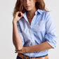 The Boyfriend Shirt - Blue Multi Stripe