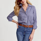 The Icon Shirt - Wide Navy Check