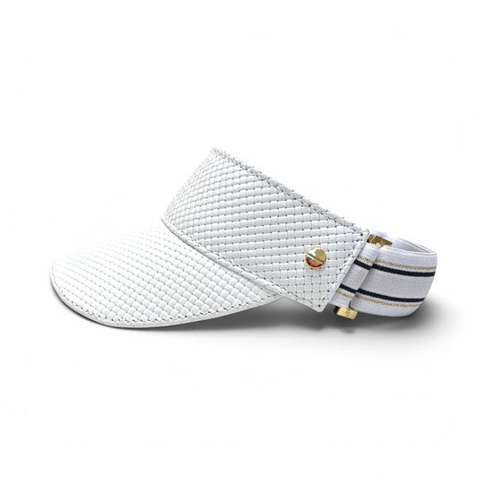 Fenix Sportier The Visor - White Basketweave Le Club w/Gold
