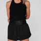 Cross-Court Skirt - Black
