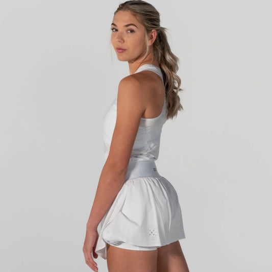 Cross-Court Skirt - White