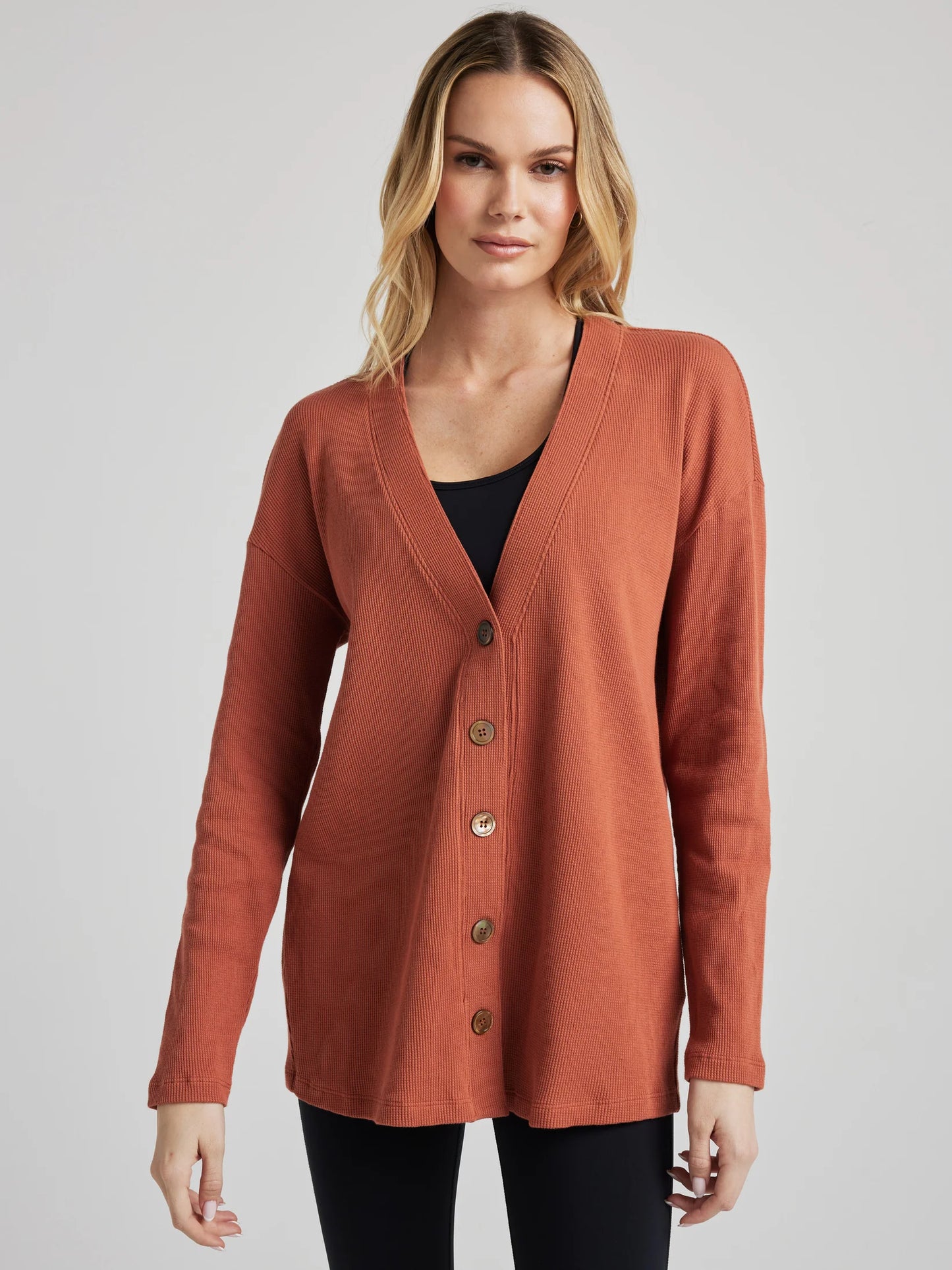 Eco-Comb Relaxed Cardigan