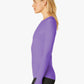 Featherweight Classic Crew Pullover - Bright Amethyst Heather