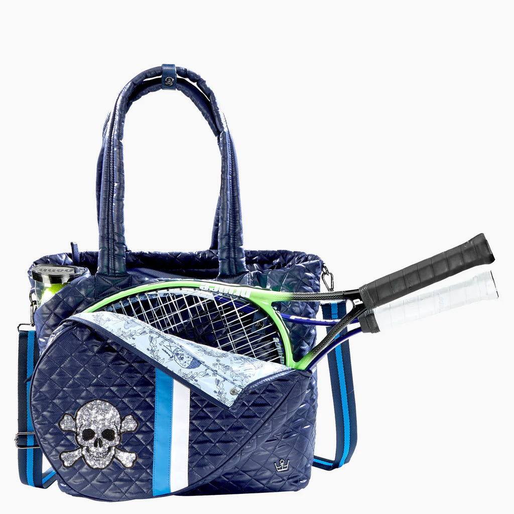 Kitchen Sink Tennis Tote Navy Stripe