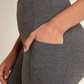 Bamboo Viscose + Organic Cotton High-Waisted 8" Short with Pockets