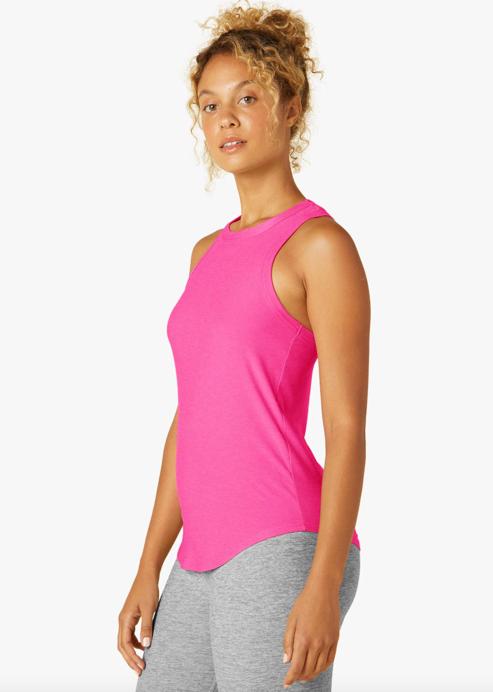 Featherweight Keep It Moving Tank - Pink Hype Heather
