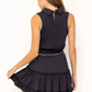 Sleeveless Tiered Dress - Black