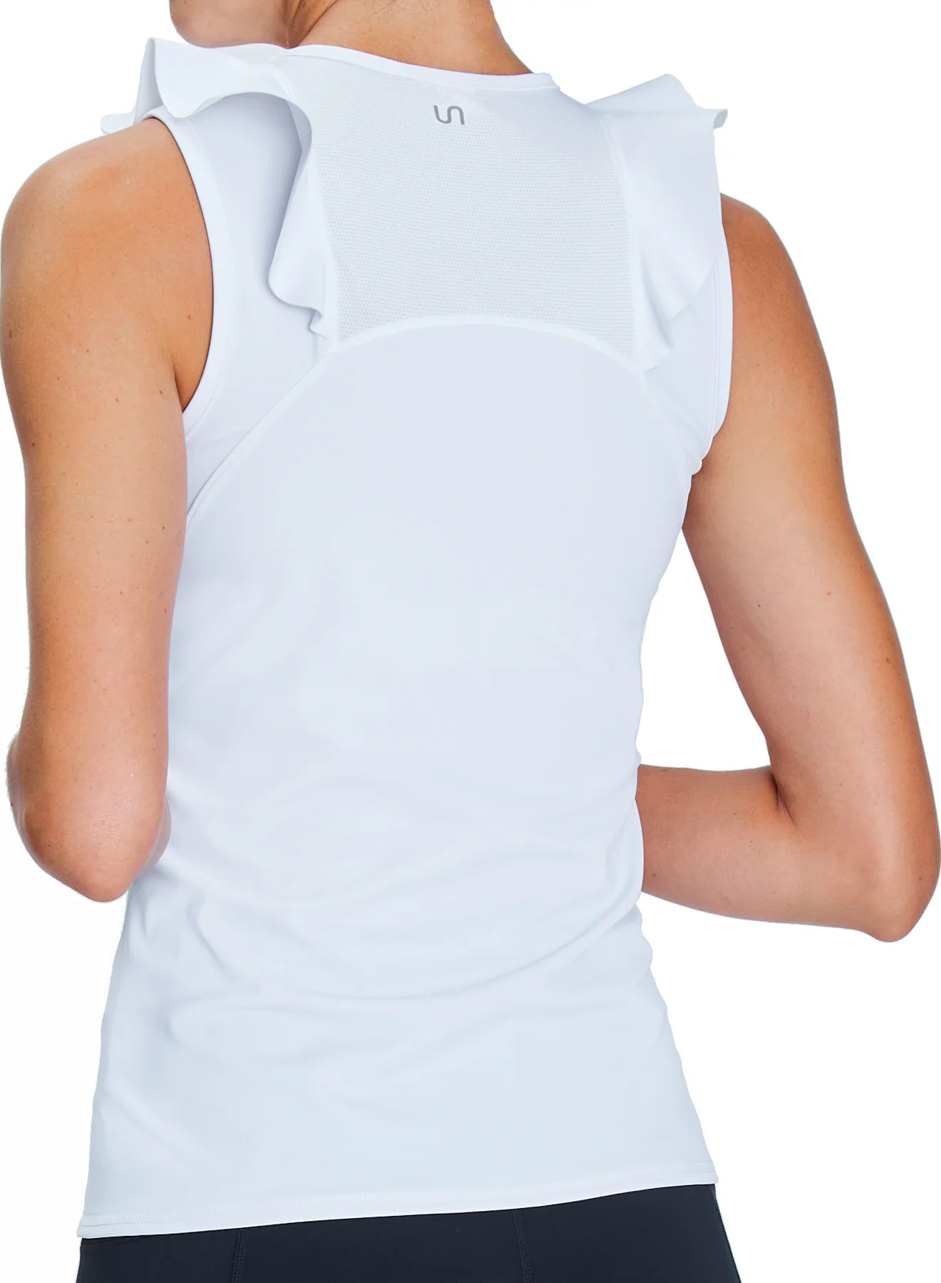 Ruffle Sleeveless Top